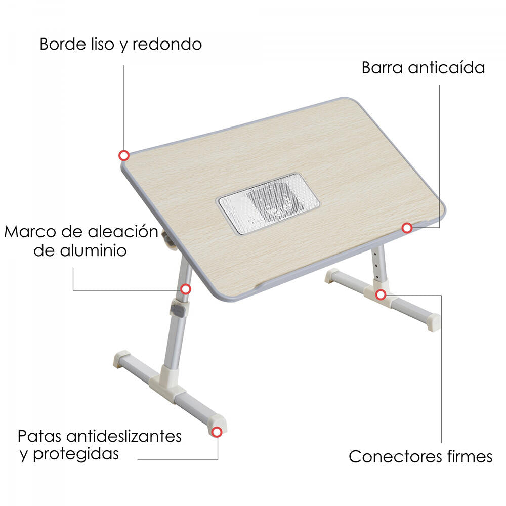 MESA PLEGABLE AUXILIAR PARA CAMA & SOFA